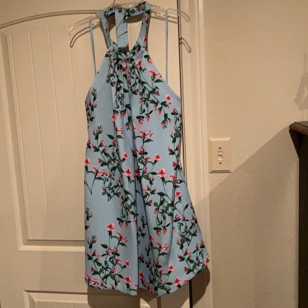 NWOT Cynthia Steffe floral halter sundress